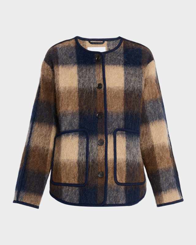 Janet Plaid Barn Jacket